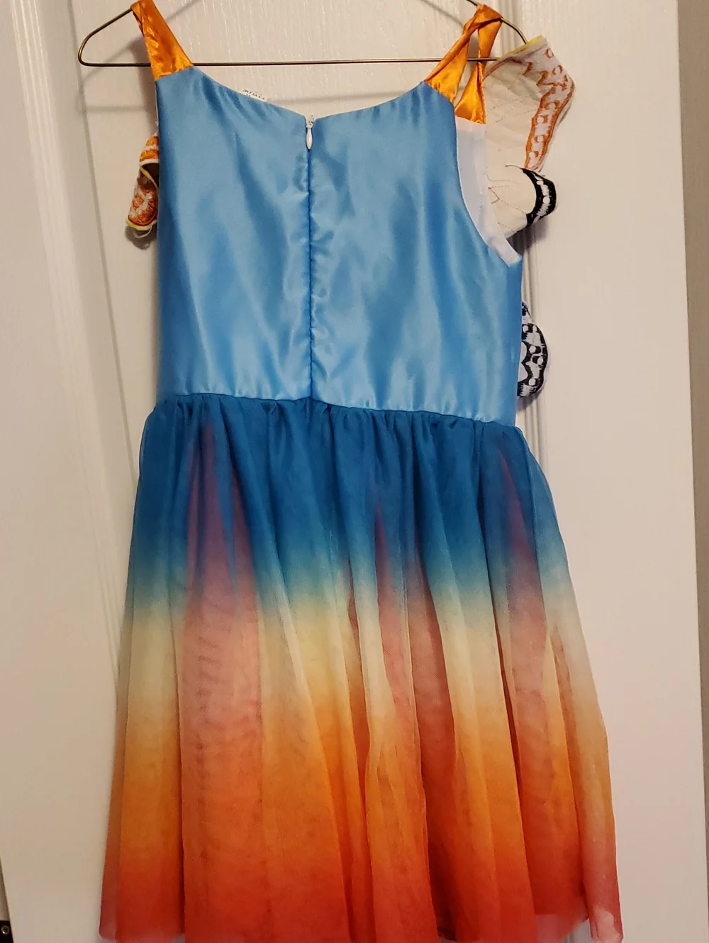 Taylor Multicolor Butterfly Costume Dress in Blue, Pink, Yellow, Orange